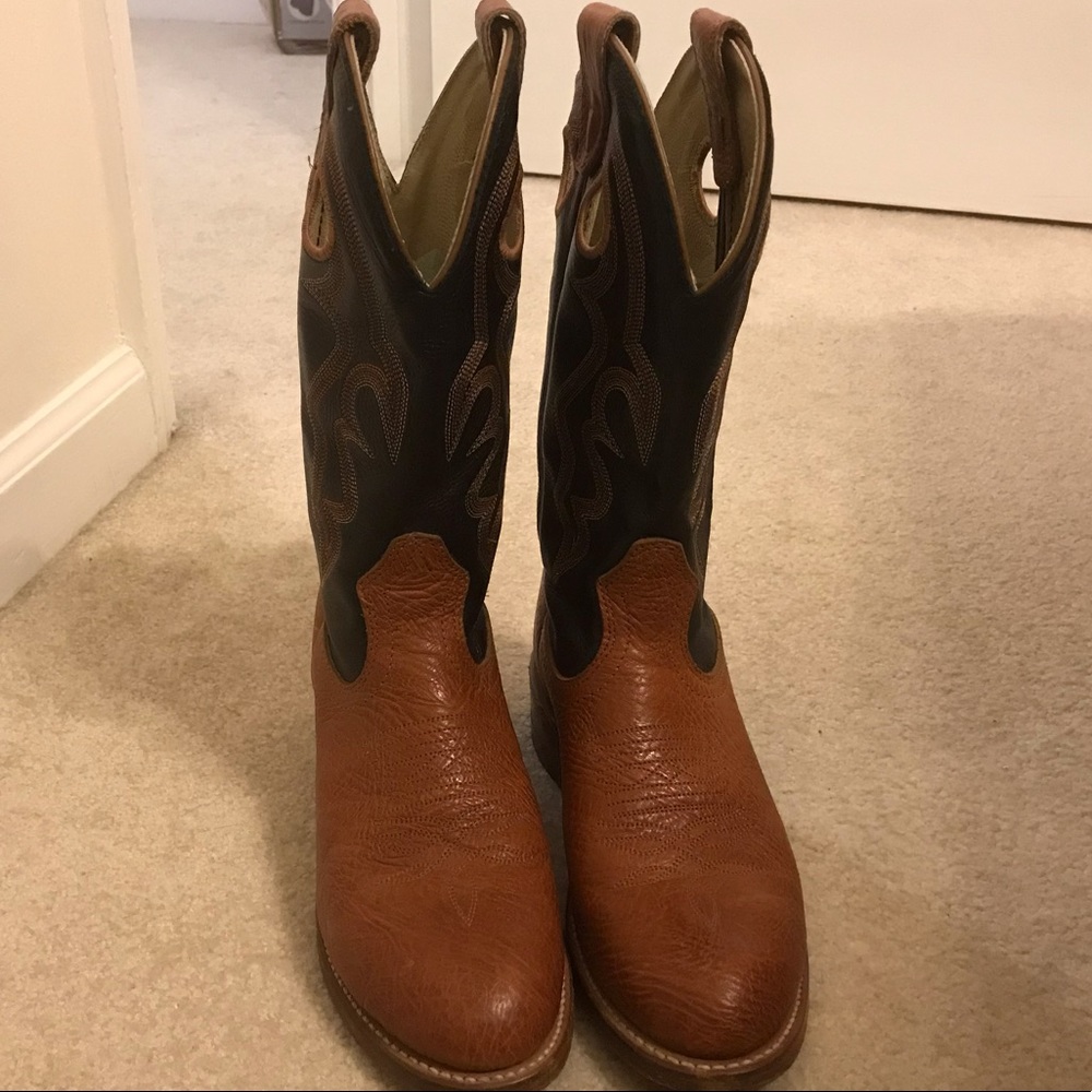 Boulez Round Toe Ladies Cowgirl Boots Size 6-1/2C